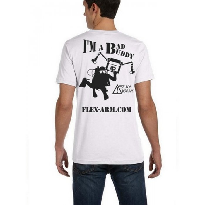 Unisex Cotton T-Shirt FLEX-ARM (I'M A BAD BUDDY)