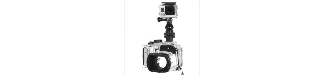 Flex Arm with Action Camera Mount for GoPro and Cold Shoe Mount Length 50 mm