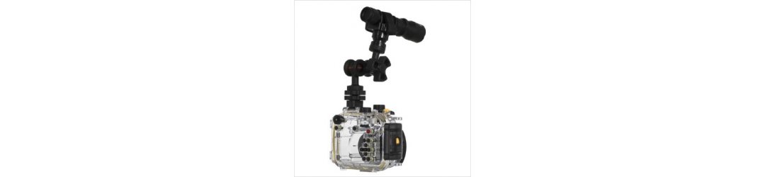 FLEX ARM WITH COLD SHOE MOUNT BASE AND 1-inch ball  LENGTH 30 CM