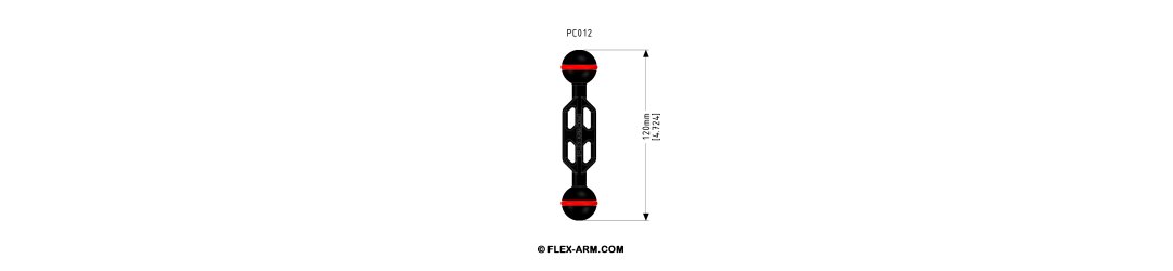 Plastic Carbon Arm Set YS Mount Adapter