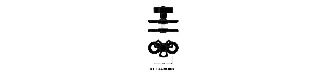 Plastic Carbon Arm Set YS Mount Adapter