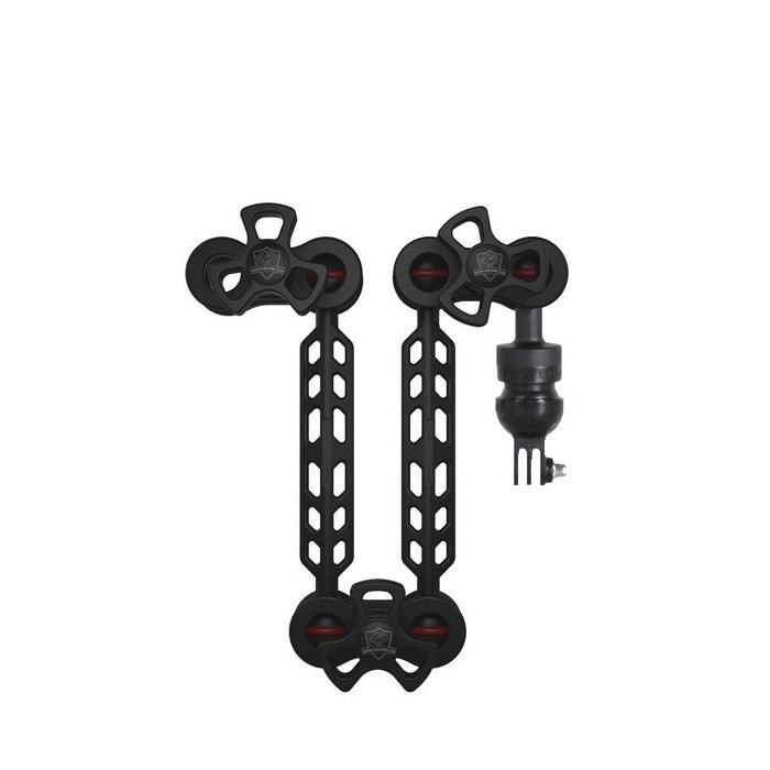 Plastic Carbon Arm Set 18-18 GoPro Qudos Light Mount