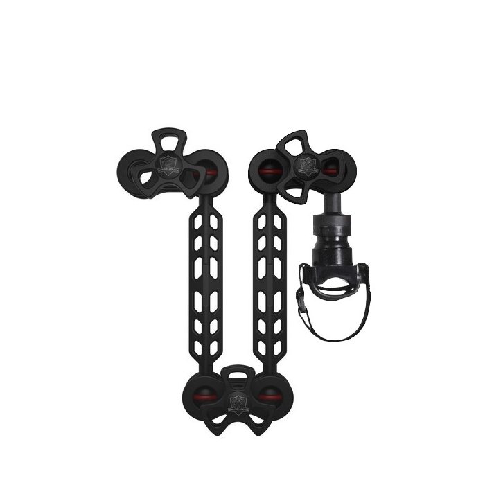 Kit Brazos Plastic Carbon 18-18 Adaptador Soporte Linterna