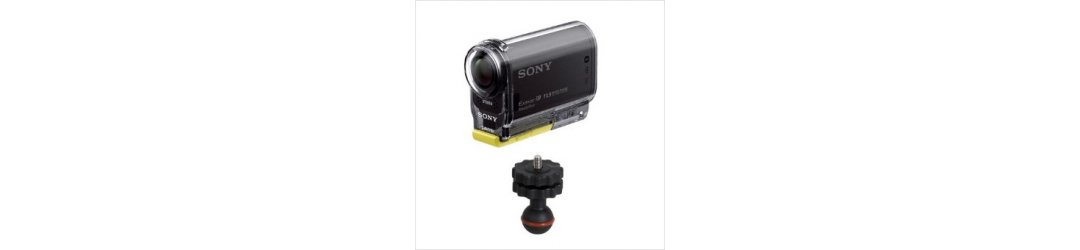 1-Inch Ball Mount with 1/4-20 UNC Male Threaded  for Cameras