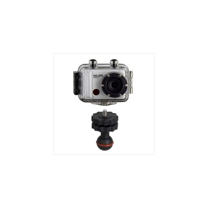 1-Inch Ball Mount with 1/4-20 UNC Male Threaded  for Cameras