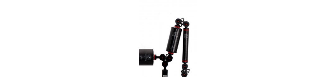 CARBON FIBER FLOAT ARM 90 MM WITH DOUBLE 1-INCH BALL LENGTH 25 CM BUOYANCY 800 G