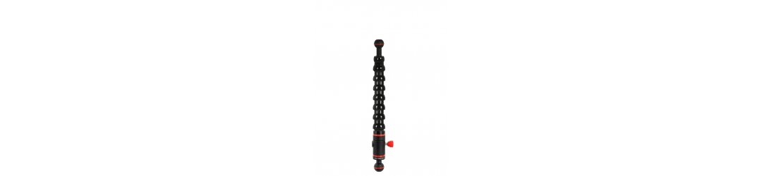 Quick Release 3/4 Flex Arm with Double 1-Inch Ball 25 mm Length 33 cm