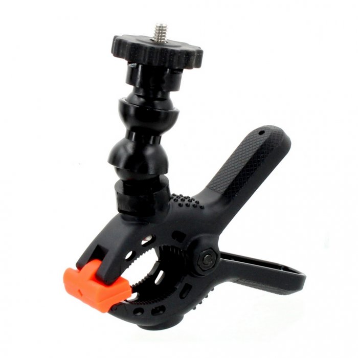 Adjustable Spring Clamp Mount with 1/4 Screw
