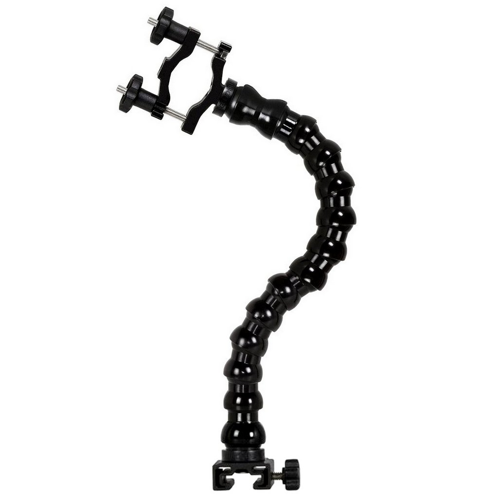 Flexible Arm with And T-Connector Base and Pipe Clamp - 35 cm