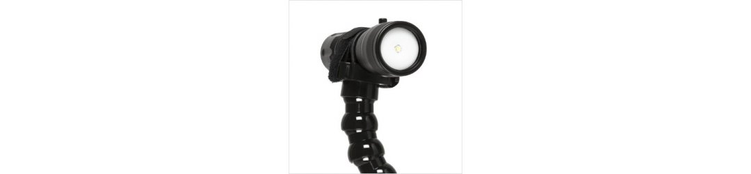 Handle with Universal Light Adapter with Base Mount M8 Female Thread