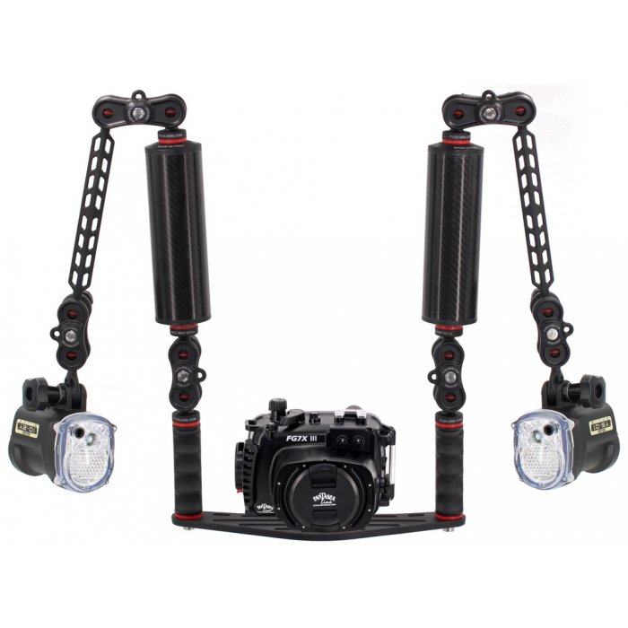 underwater camera head mount