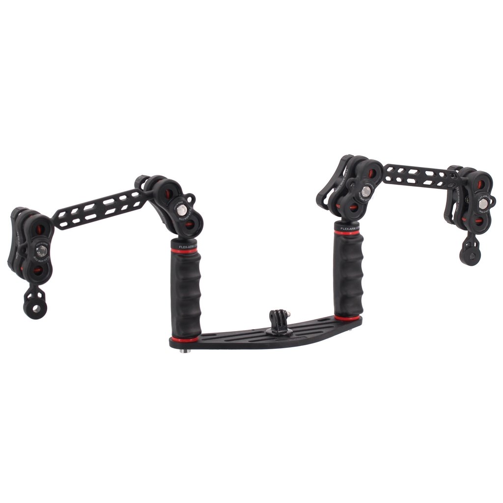 Underwater Camera Tray with Plastic Carbon  Arms and YS Adapter