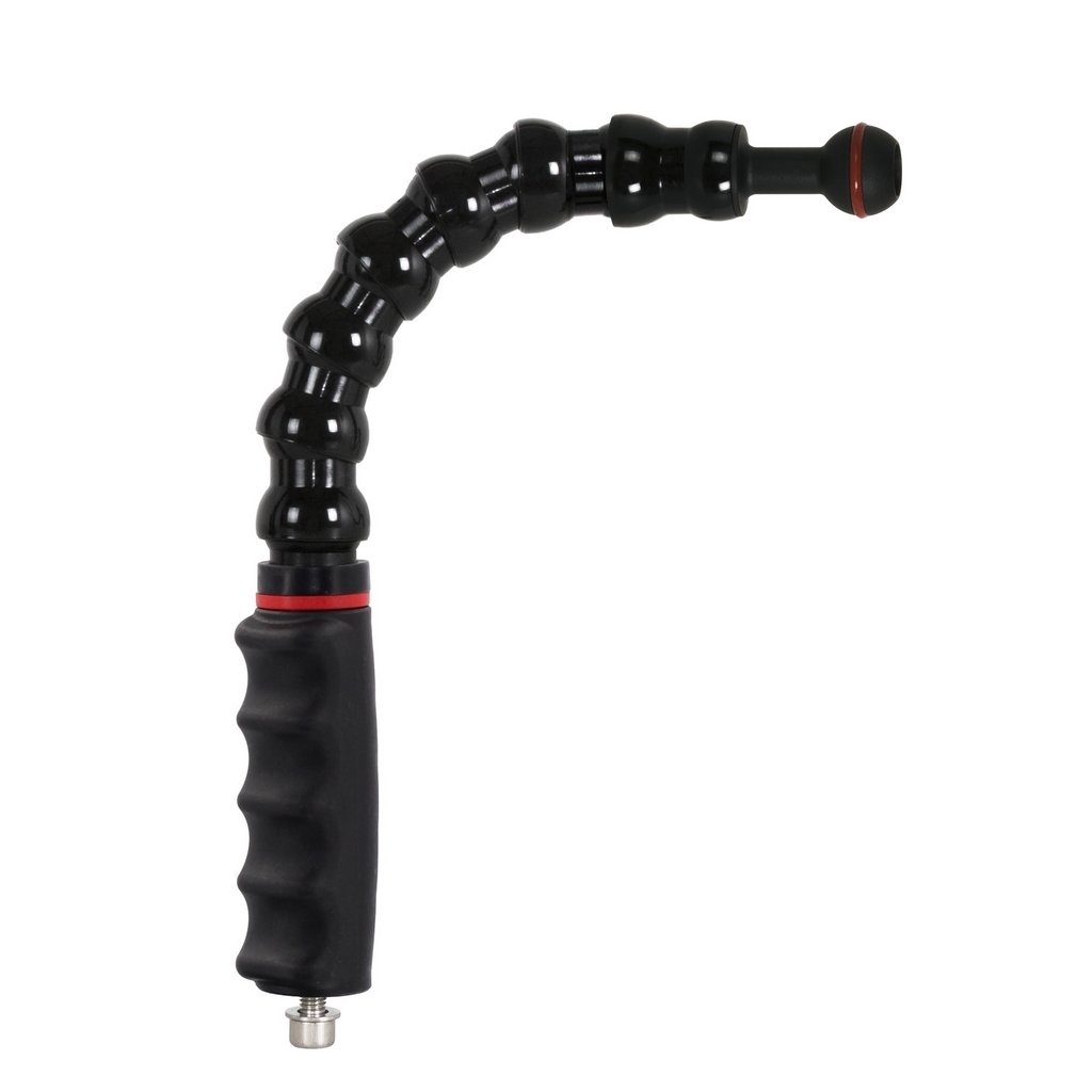 Flexible Arm Action Cameras Mount for GoPro with 1/4-20 UNC Tripod Screw  and with Flange Disc Female Thread - 45 cm