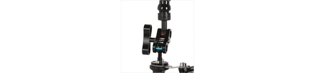 Flex Arm with Action Camera Mount for GoPro and 1-inch Ball Length 25 mm