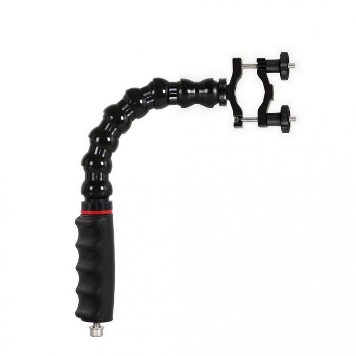 Handle with Flexible Arm with M8 Female Thread and Pipe Clamp - 36 cm