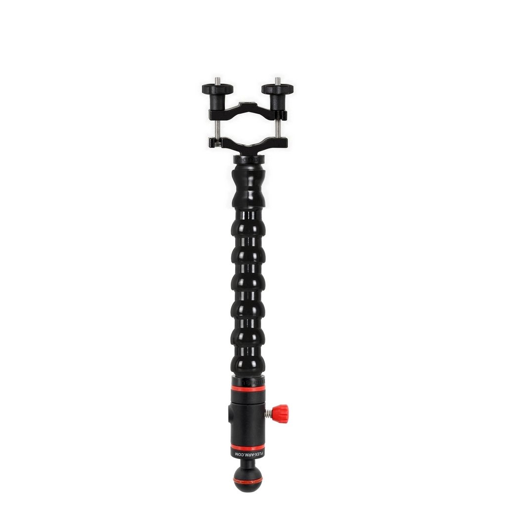 Flex Arm with Quick Release 1-Inch Ball and Pipe Clamp Leng 30 cm