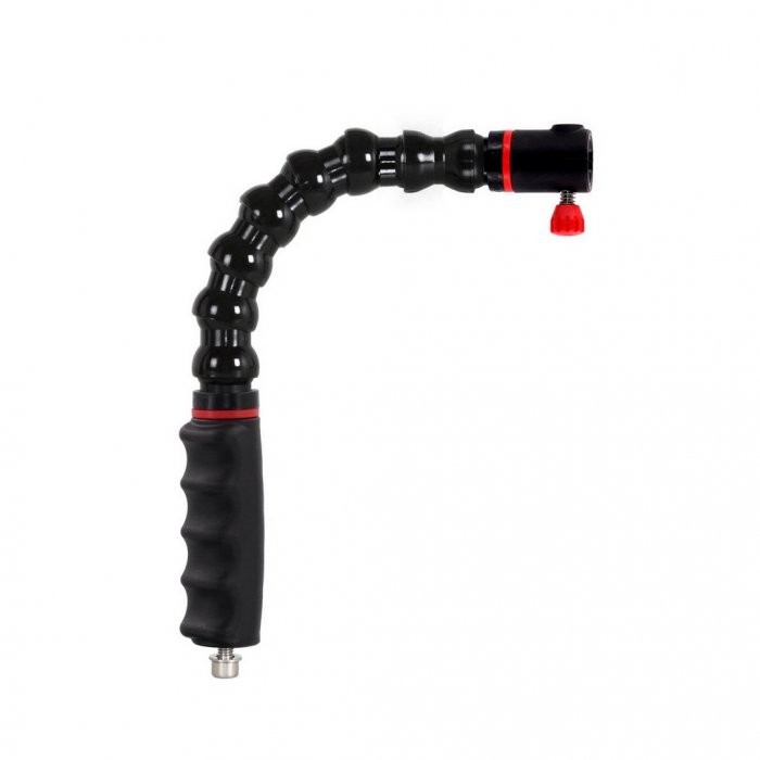 Handle with Flexible Arm with M8 Female Threaded and Quick Release Base Leng 36 cm