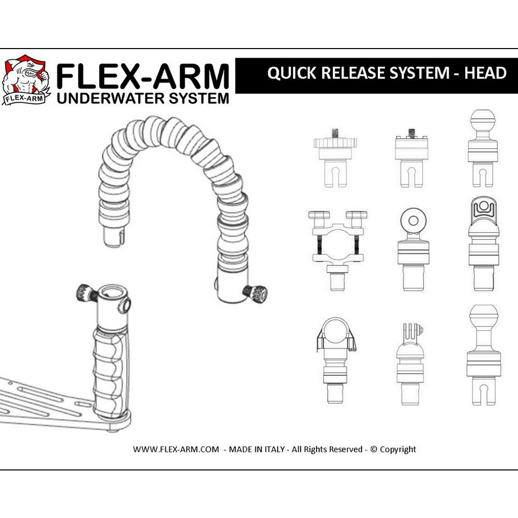 Brazo Flexible Con Zafado R Pido Long Cm