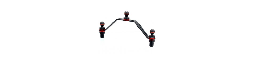 Crossbar Conversion Set for Underwater Tray 320 mm with Handles Quick Release Base