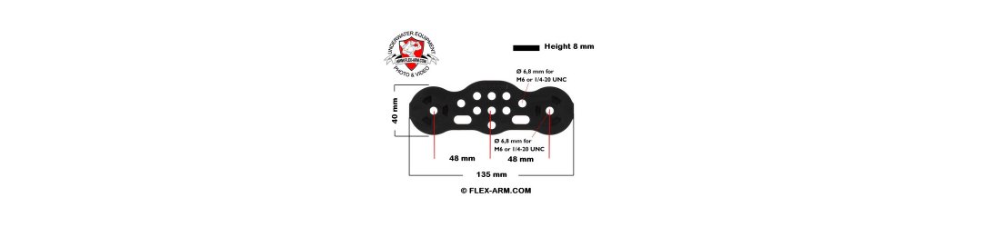 UNDERWATER TRAY FOR GOPRO WITH VIDEO LIGHT SCUBALAMP PV32T 3000 LUMEN